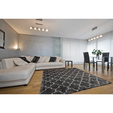 Milano Area Rug - Charcoal