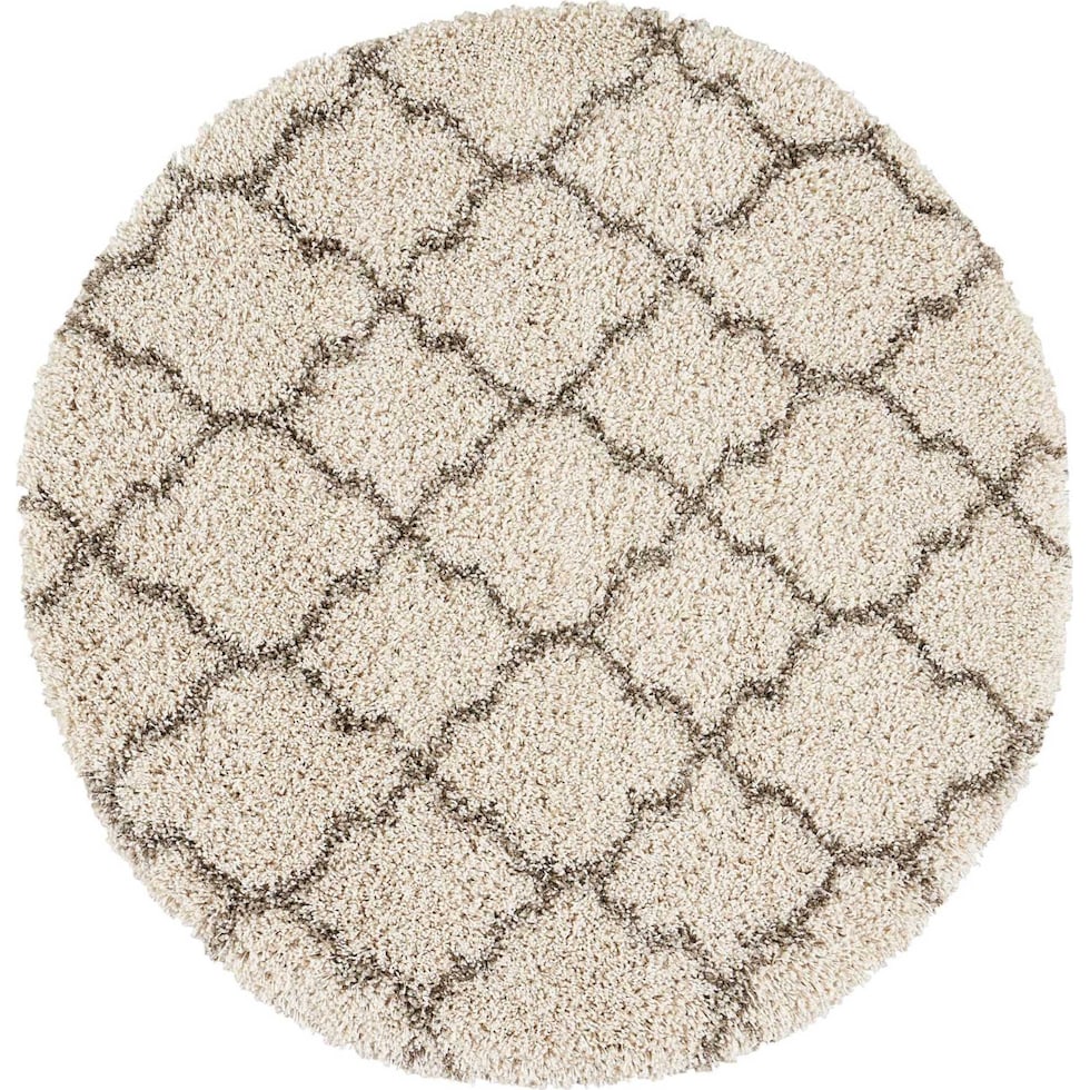 milano white area rug  round   