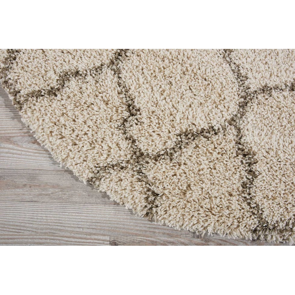 milano white area rug  round   