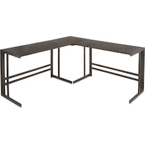 miles antique metal l shaped desk   