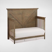 miley dark brown crib   