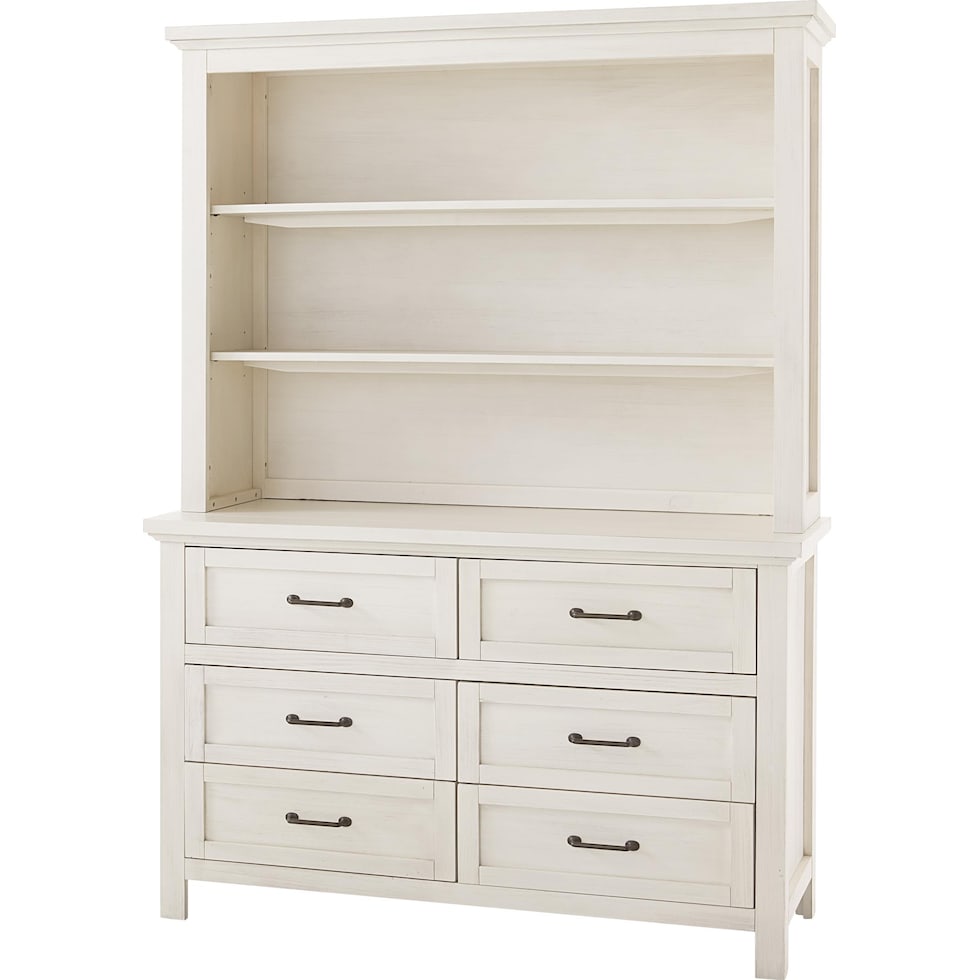 miley white bookcase   
