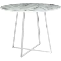 miller gray dining table   