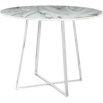 miller gray dining table   