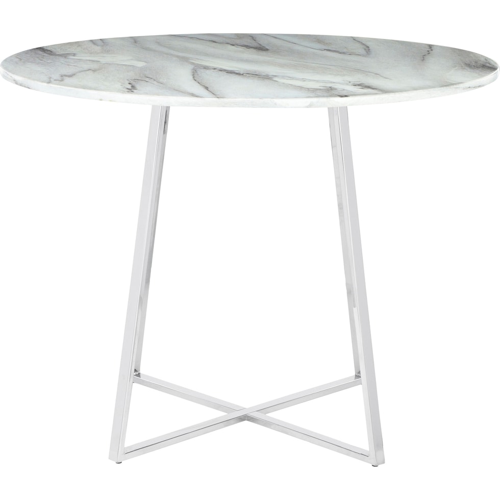 miller gray dining table   