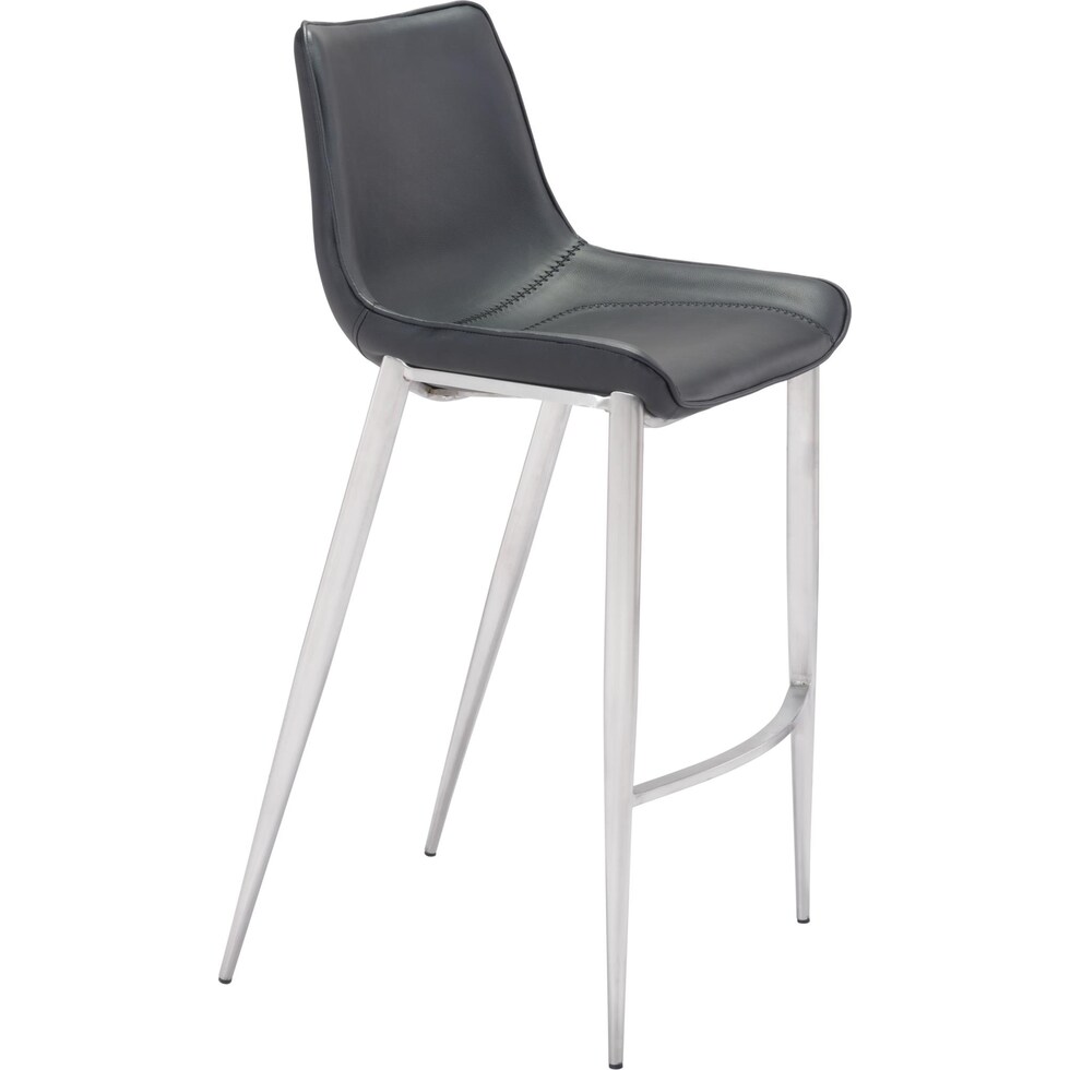 millie black bar stool   