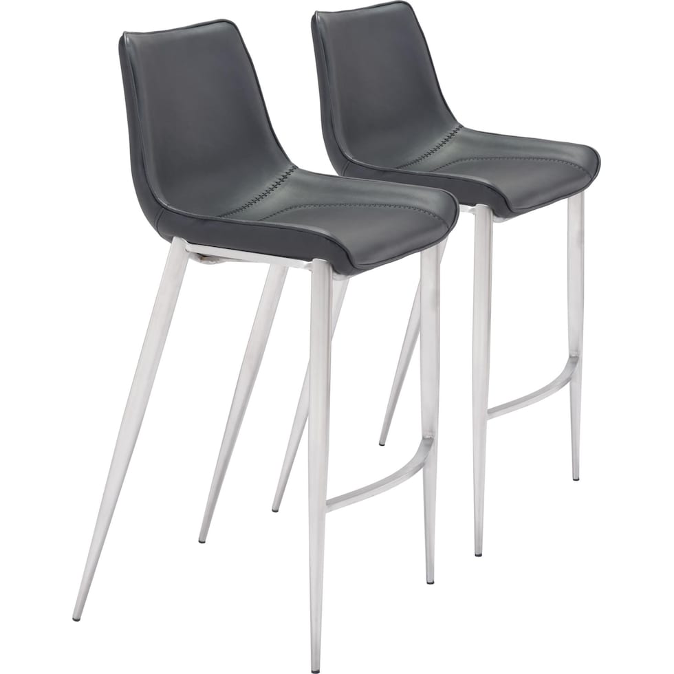 millie black bar stool   