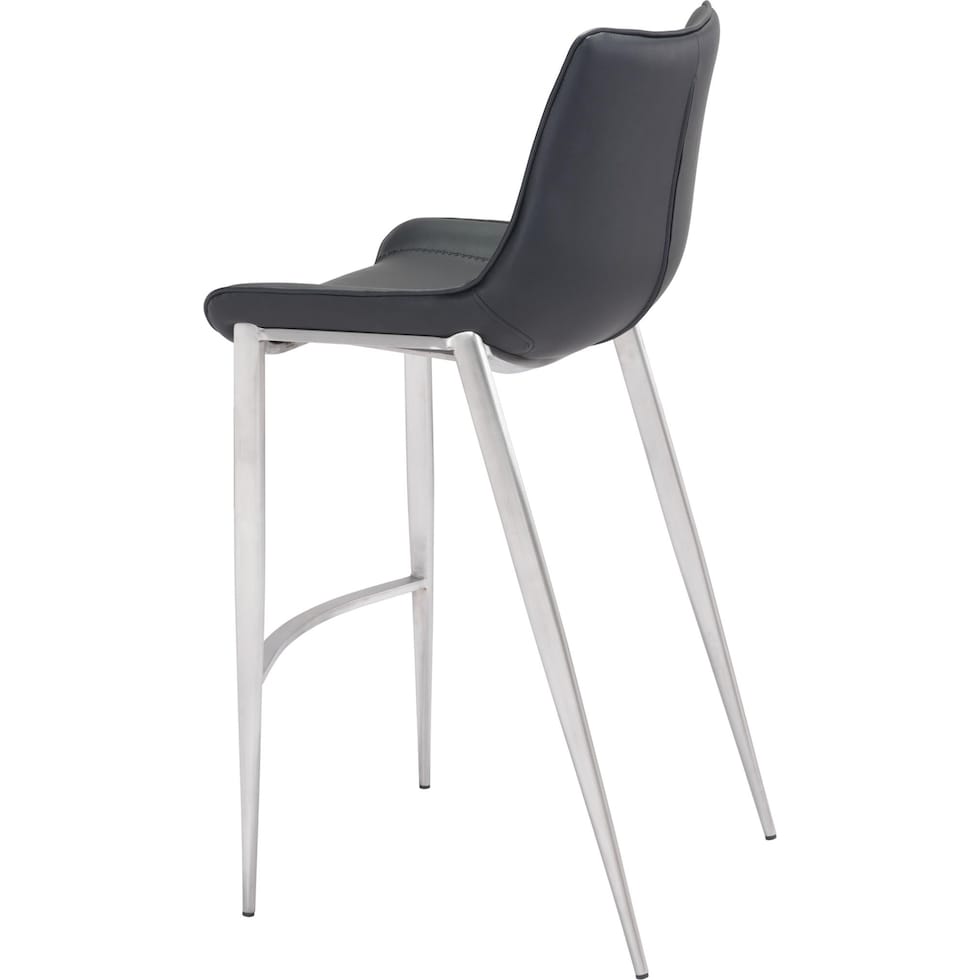 millie black bar stool   