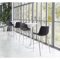 millie black bar stool   