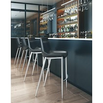 millie black bar stool   