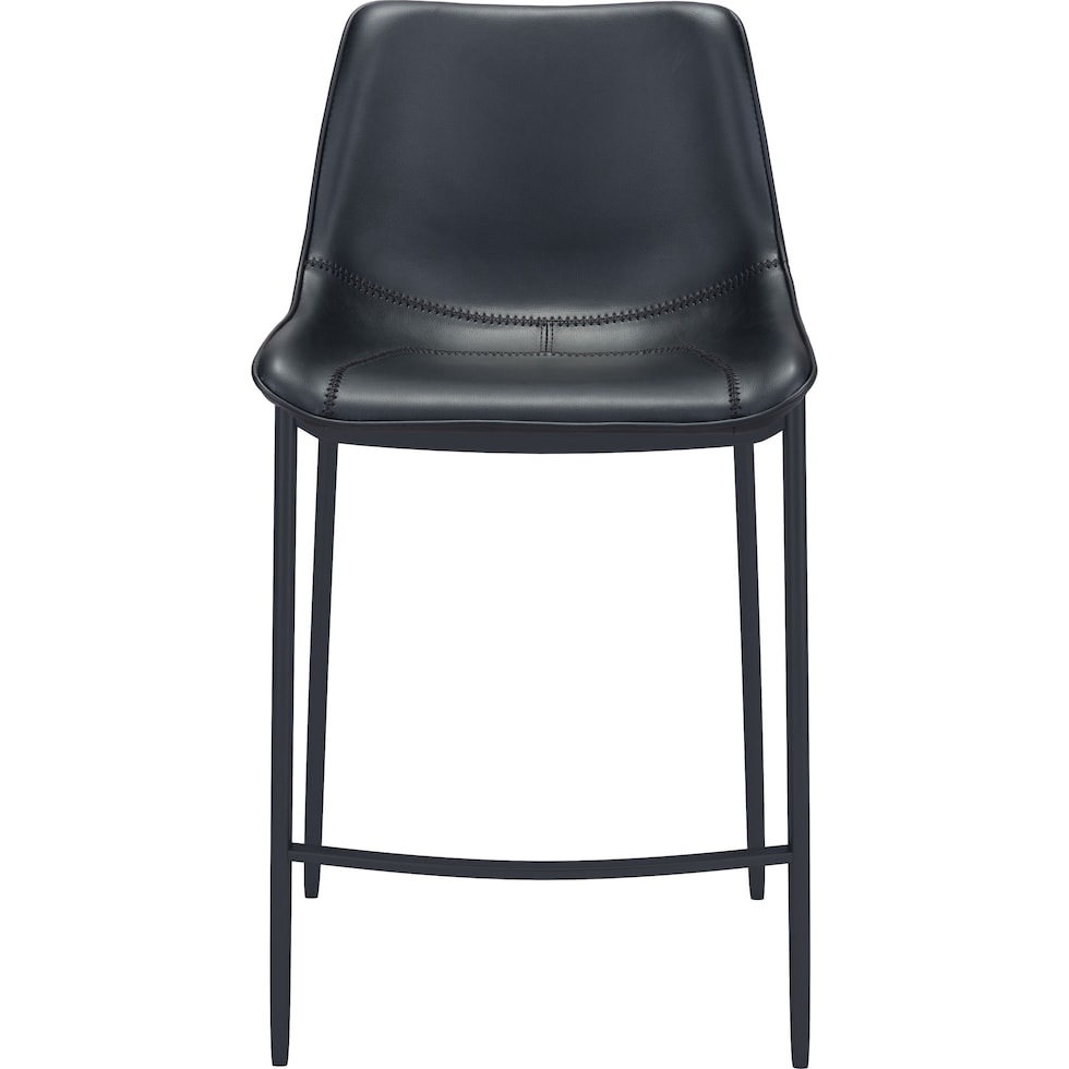 millie black bar stool   