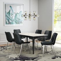 millie black dining chair   
