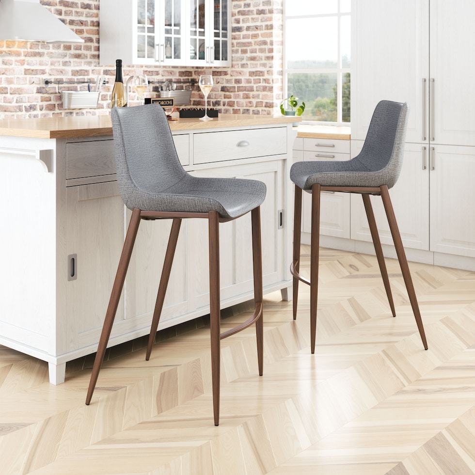 millie gray bar stool   