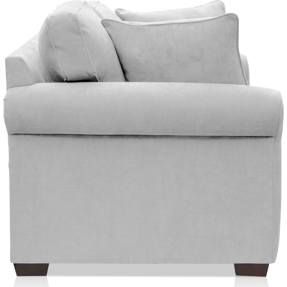 milly gray loveseat   