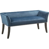 milo accent blue bench   