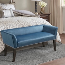 milo accent blue bench   