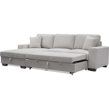 Milo 2-Piece Media Sleeper Sectional