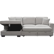 milo gray sleeper sectional   