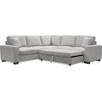 Milo 3-Piece Media Sleeper Sectional | American Signature Furniture