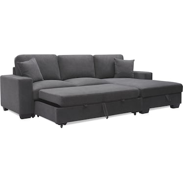 Milo 2-Piece Media Sleeper Sectional