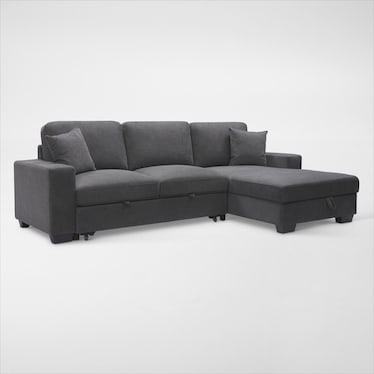 Milo 2-Piece Media Sleeper Sectional