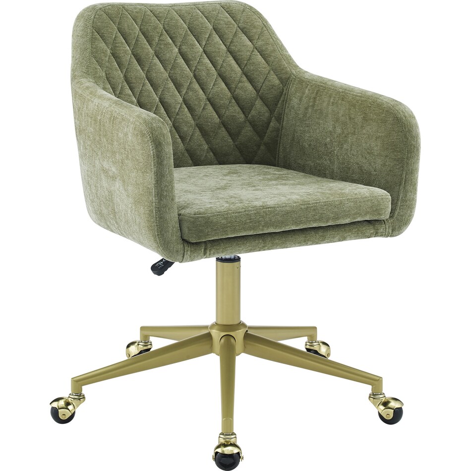 milton green desk chair   