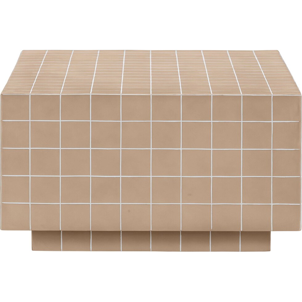 milwaukee light brown coffee table   
