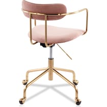mindy pink desk chair   