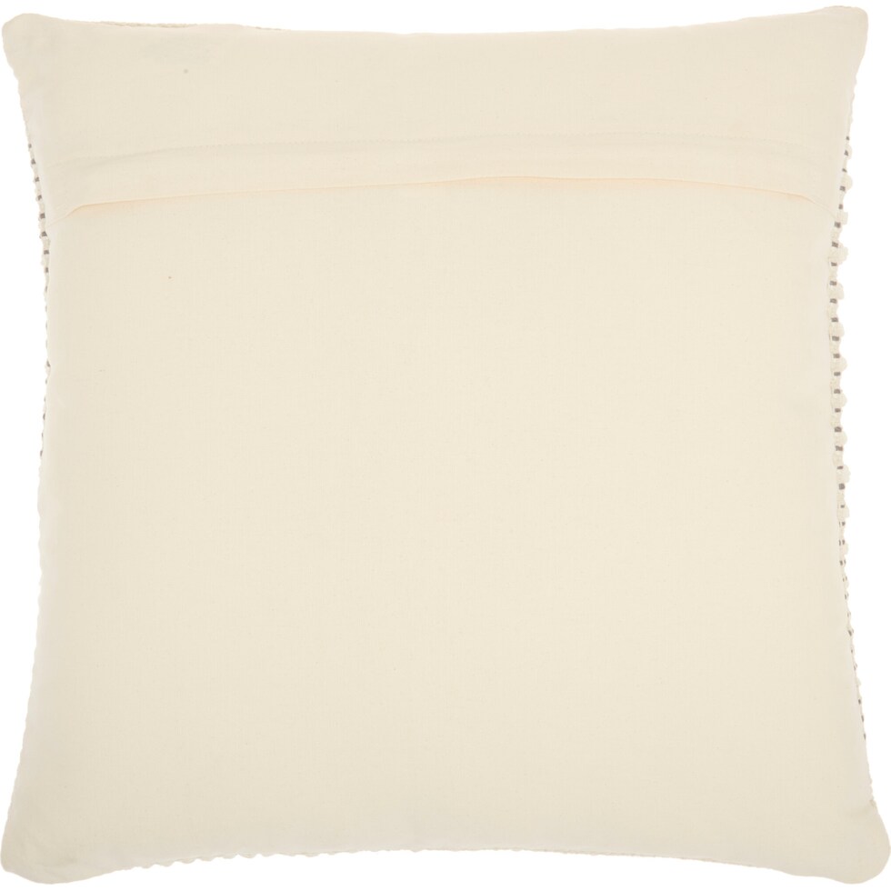 minimalist tree gray accent pillow   