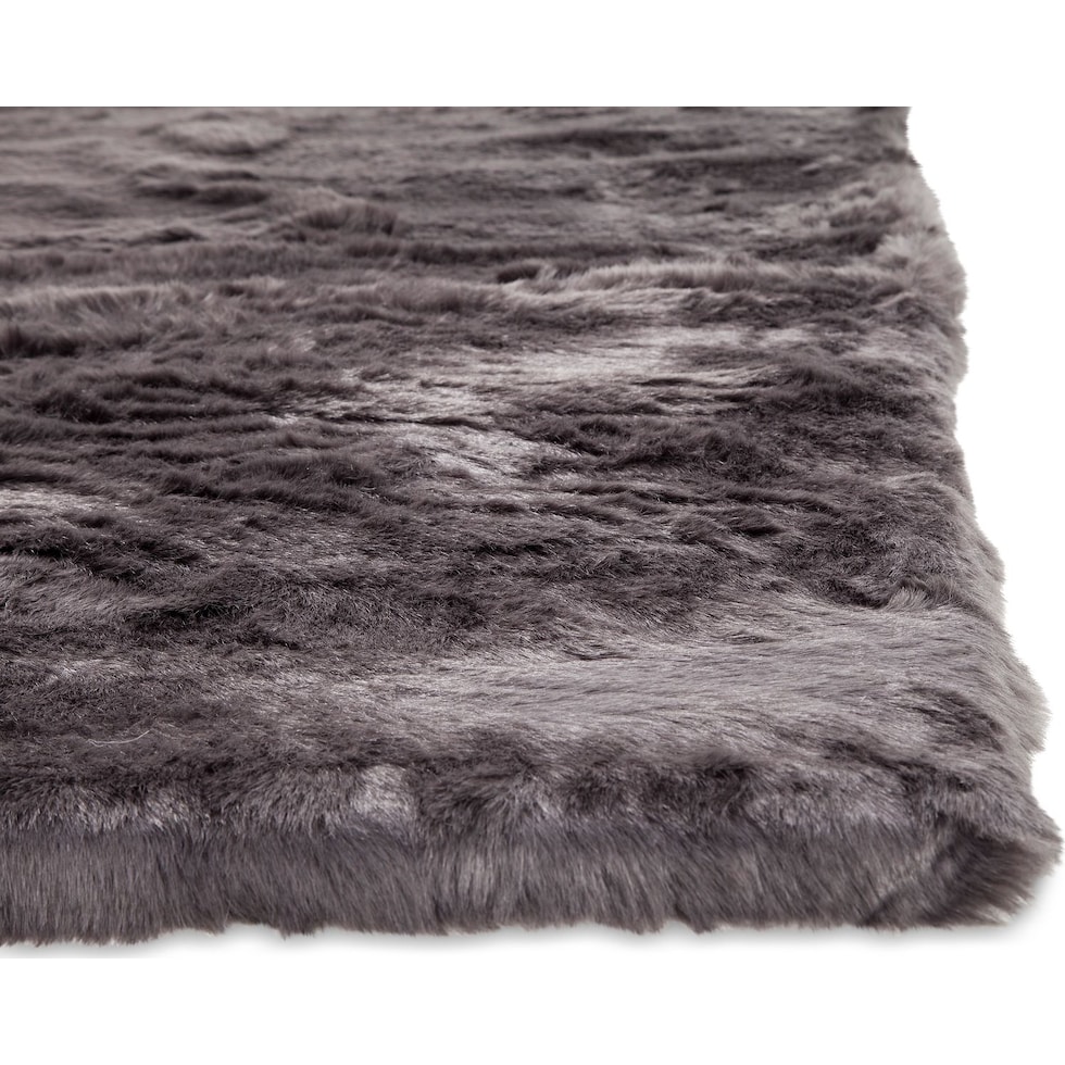 mink black area rug  x    