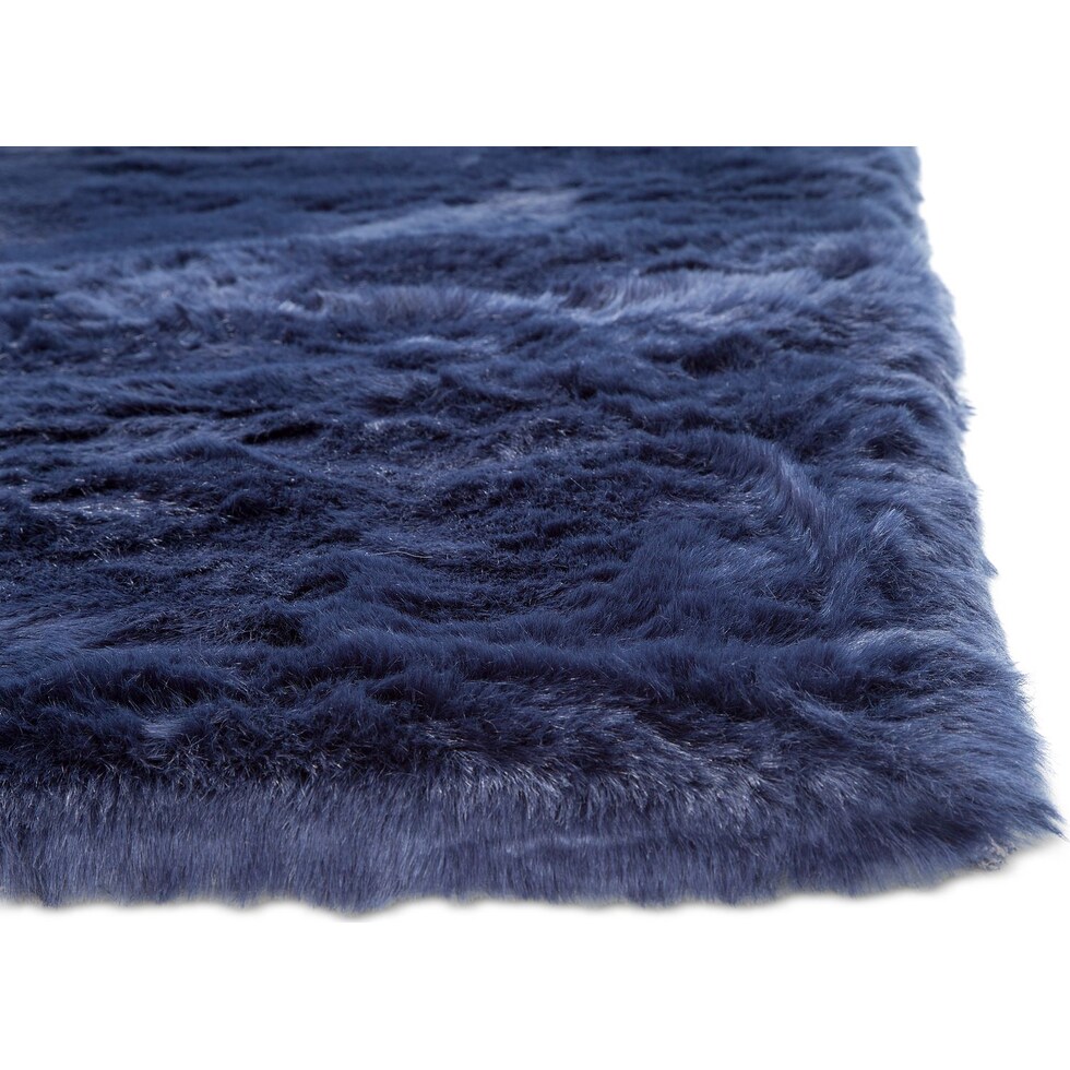 mink blue area rug  x    