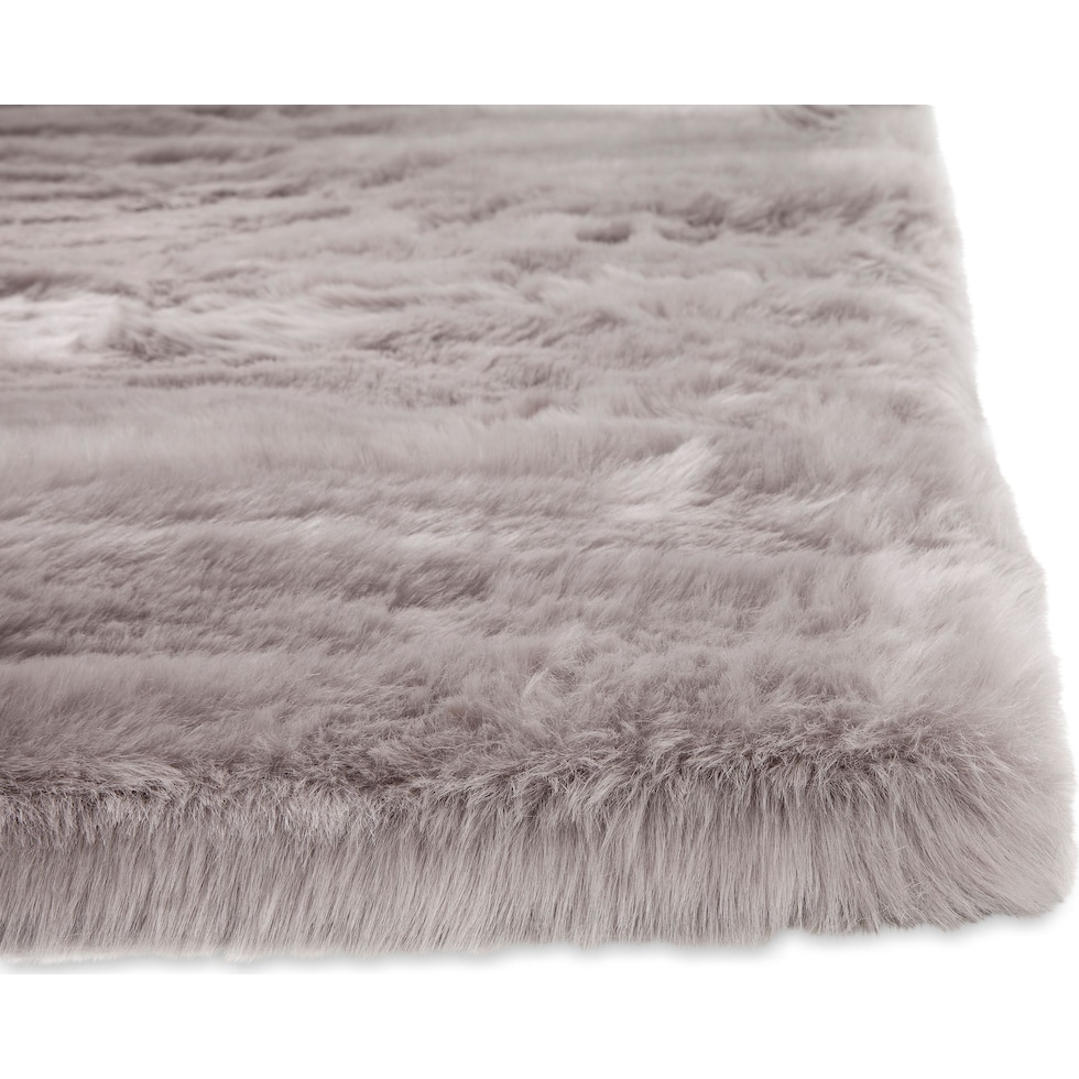 mink silver area rug  x    