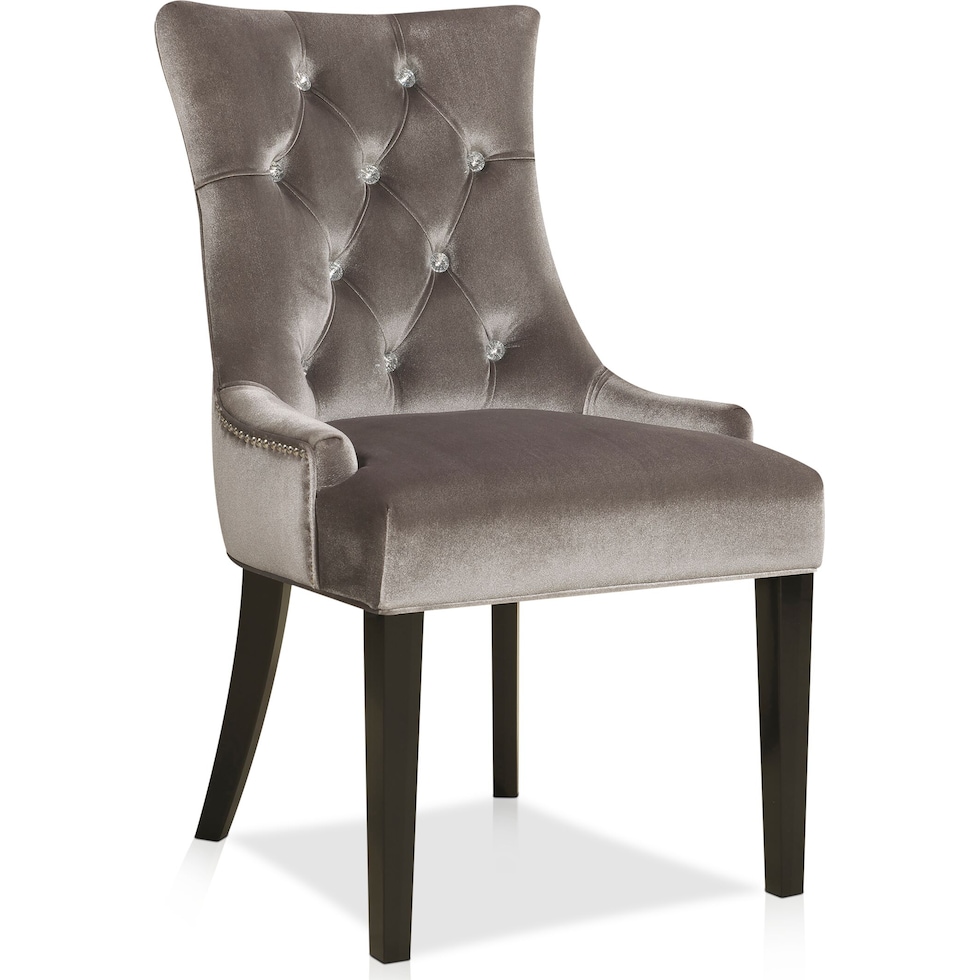 minka silver dining chair   