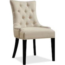 minka white dining chair   