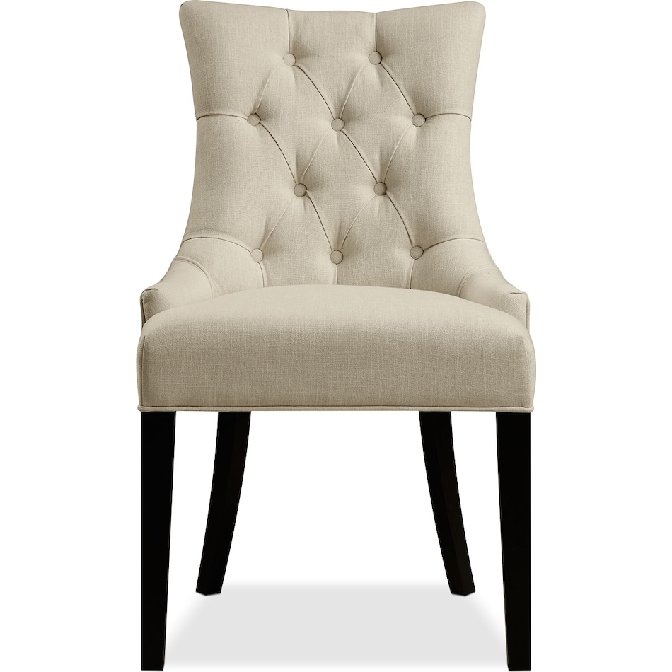 minka white dining chair   