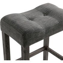 mirabelle gray  pc counter height dining room   