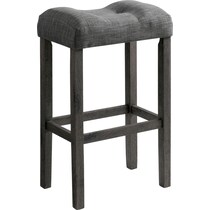 mirabelle gray bar stool   
