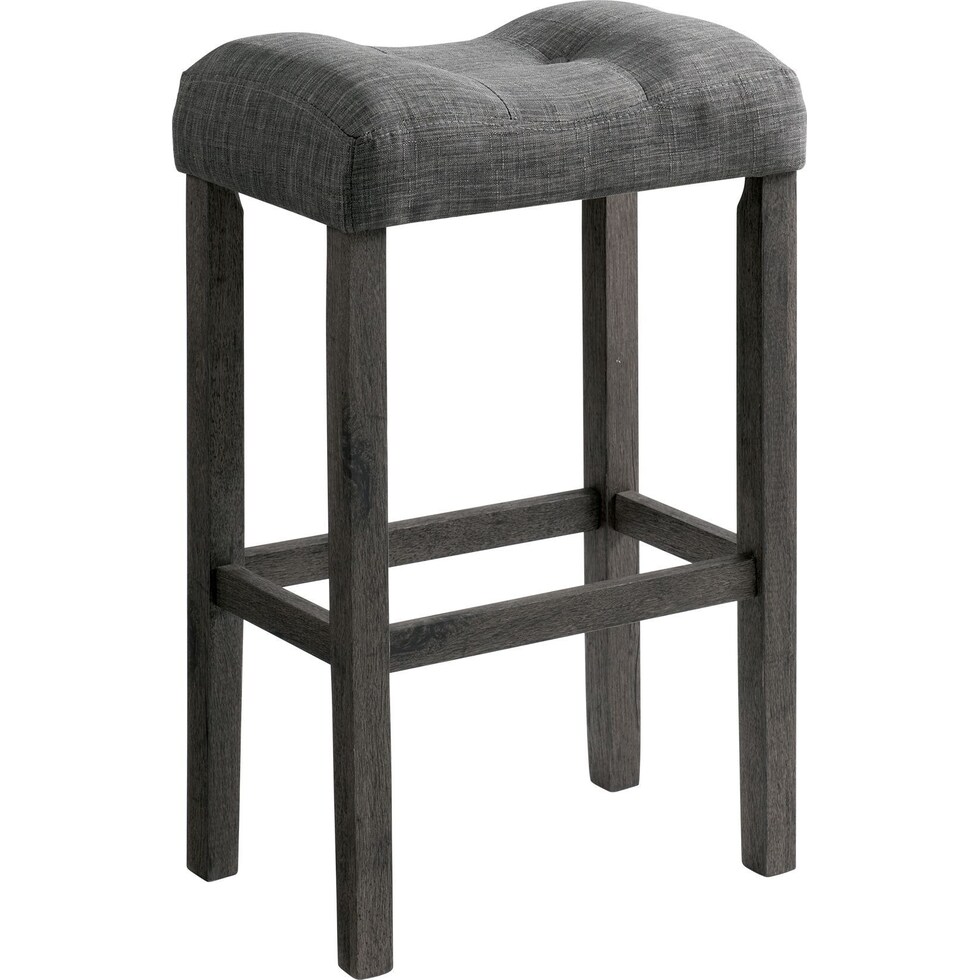 mirabelle gray bar stool   