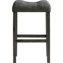 mirabelle gray bar stool   