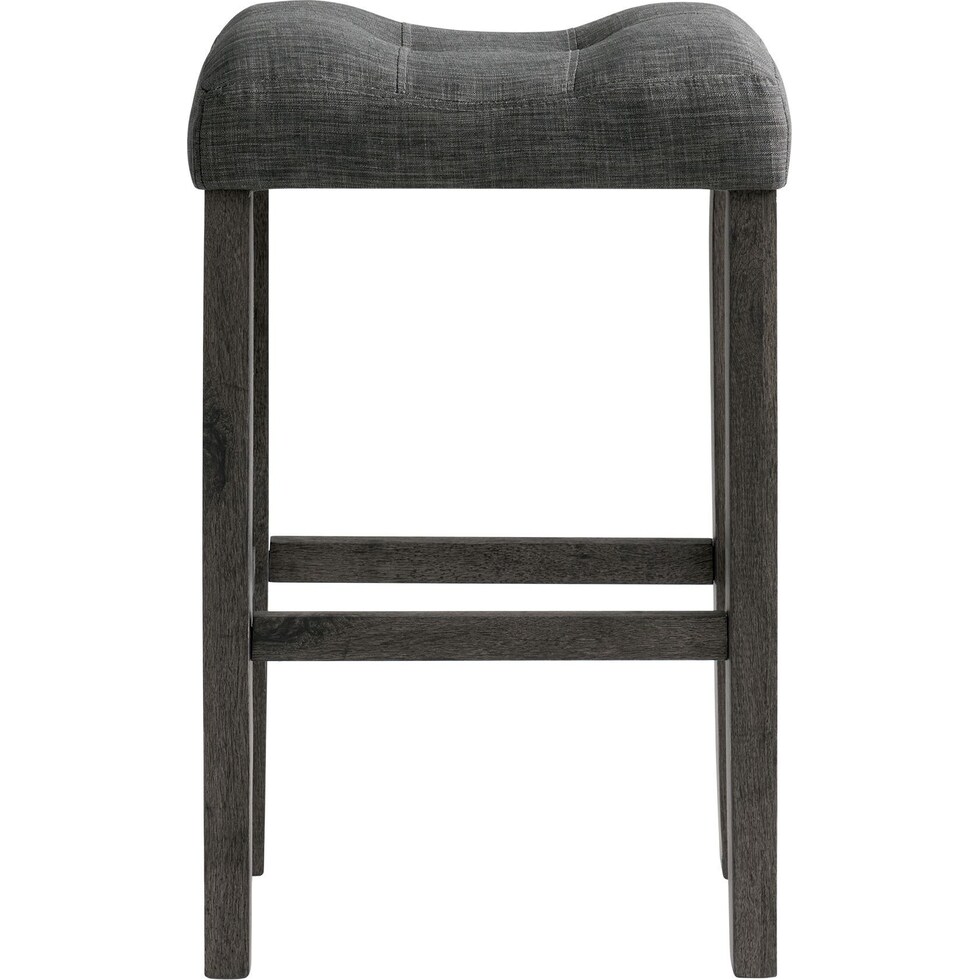 mirabelle gray bar stool   
