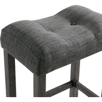 mirabelle gray bar stool   
