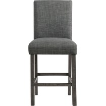 mirabelle gray counter height stool   