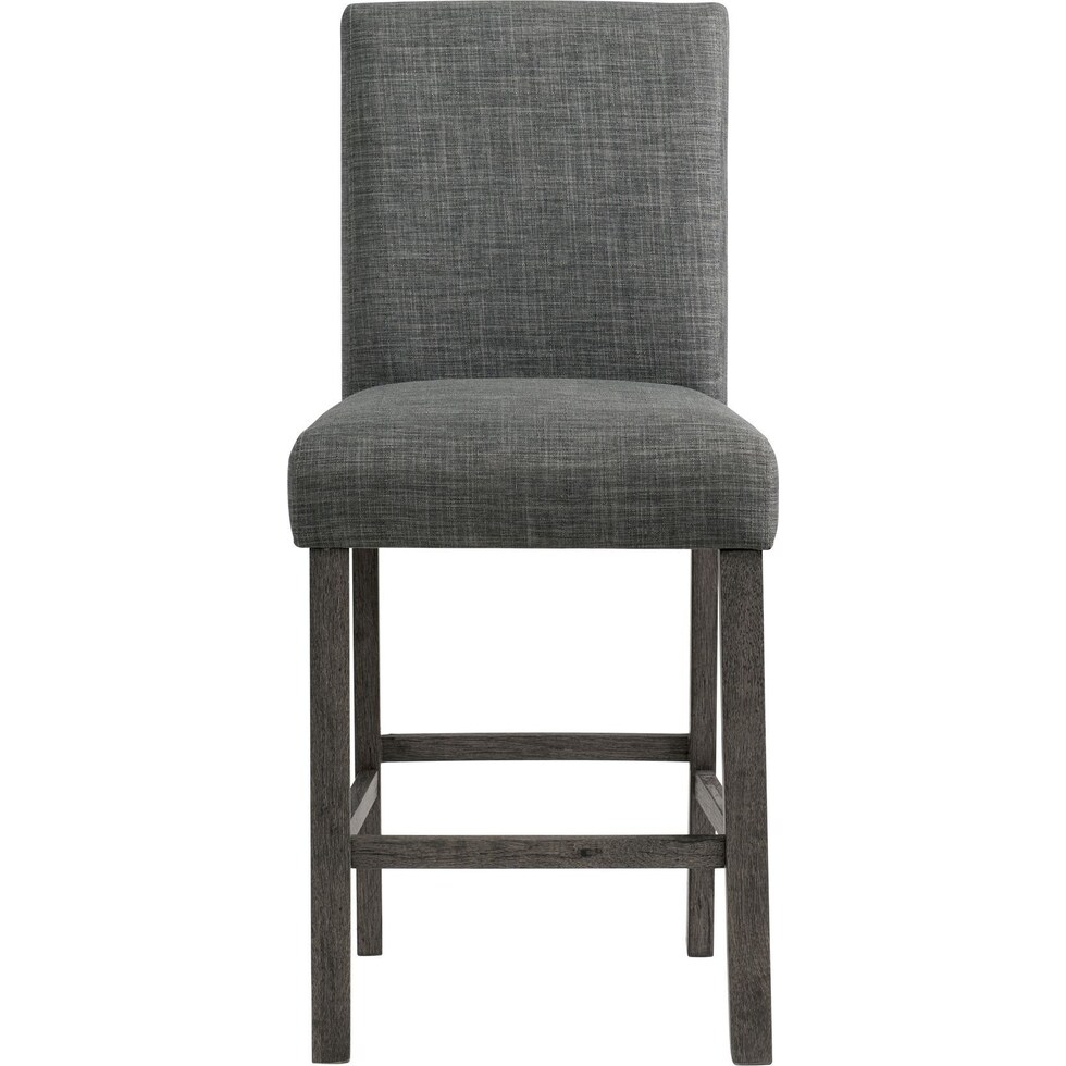 mirabelle gray counter height stool   