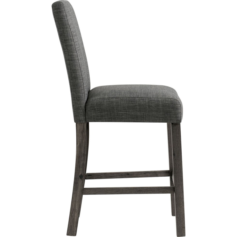 mirabelle gray counter height stool   