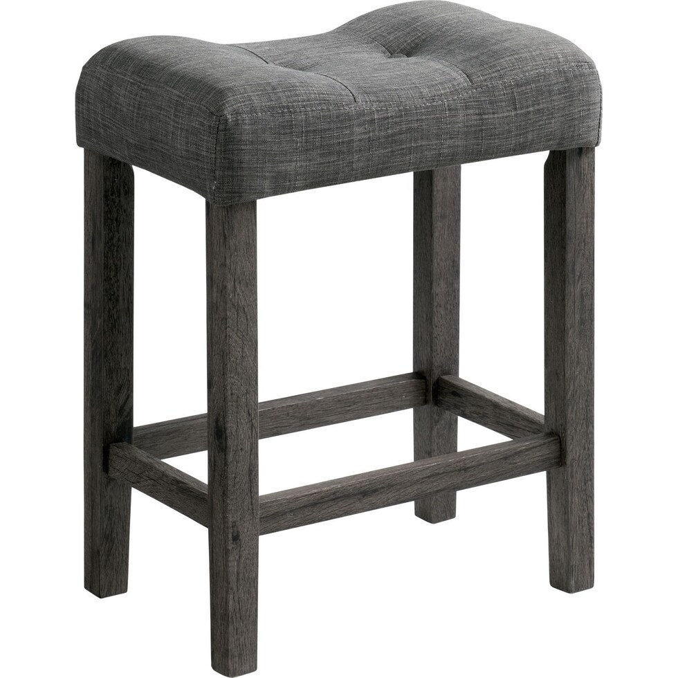 mirabelle gray counter height stool   