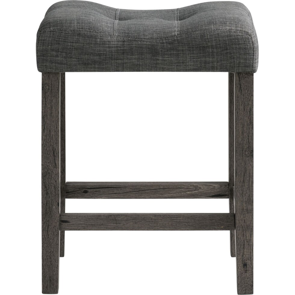 mirabelle gray counter height stool   