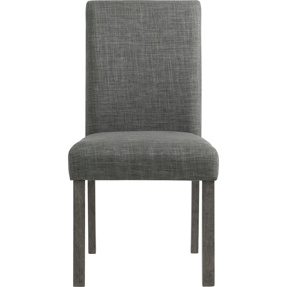 mirabelle gray dining chair   