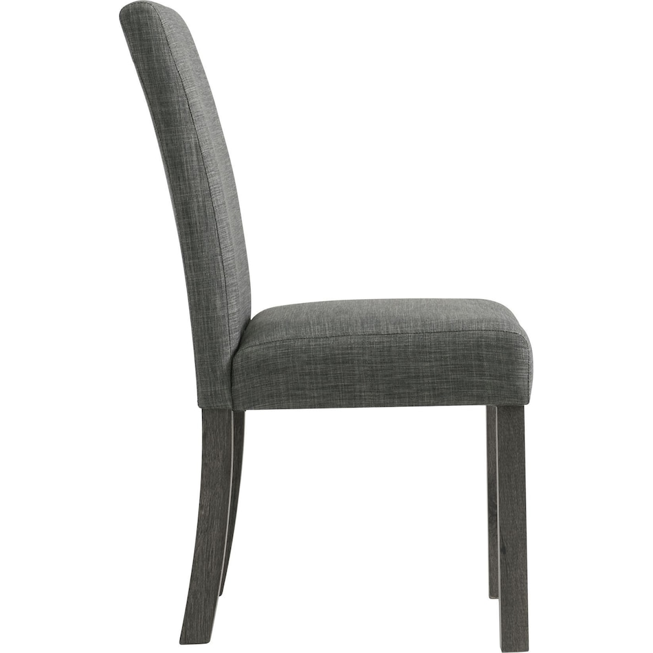 mirabelle gray dining chair   
