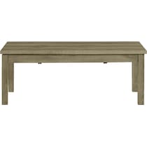 mirabelle light brown coffee table   