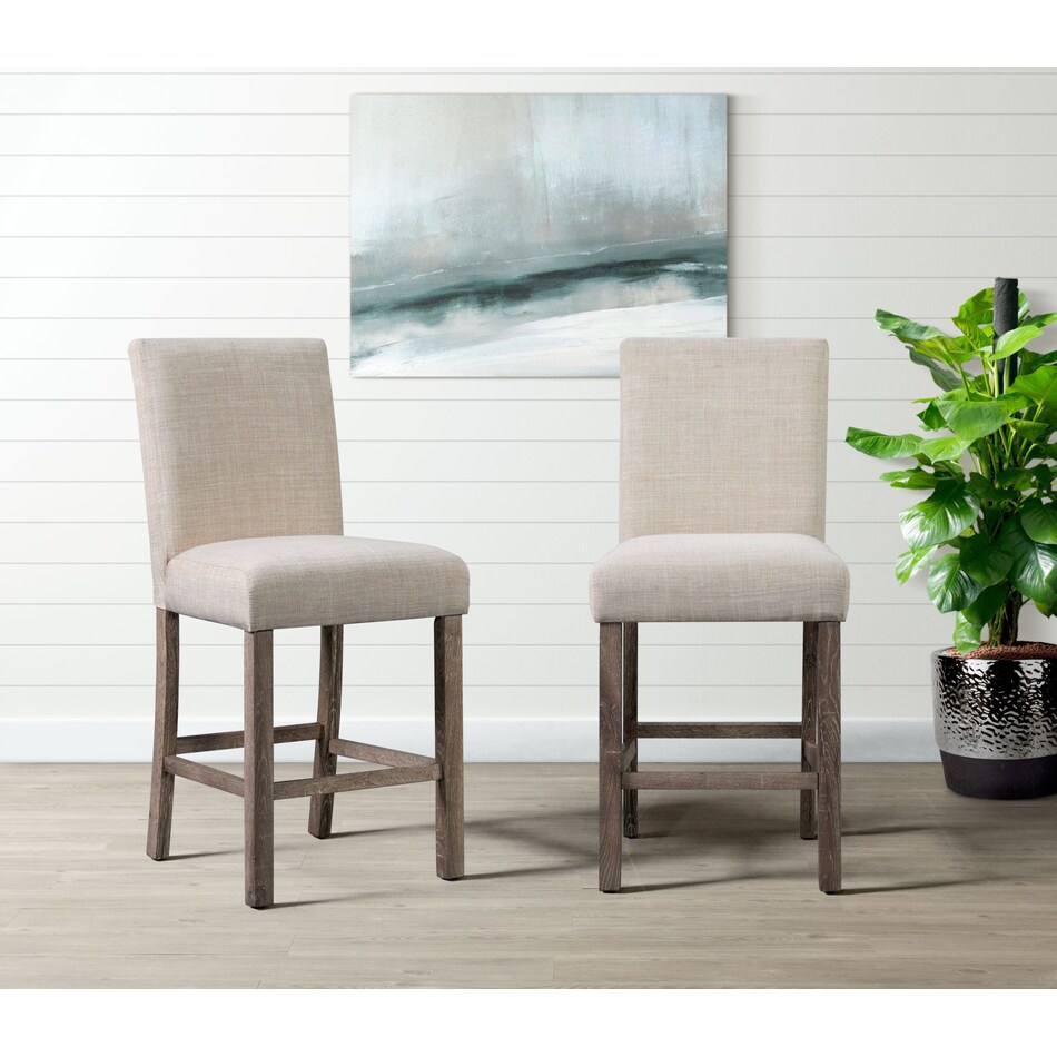 Mirabelle Set of 2 CounterHeight Stools American Signature Furniture